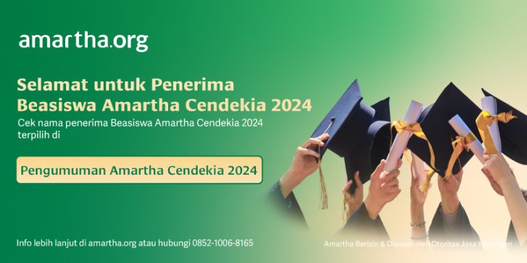 pengumuman pendaftaran beasiswa amartha cendekia 2024